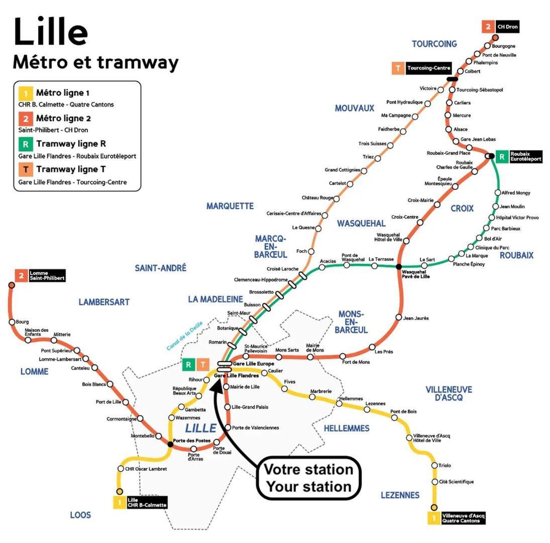 Lille Centre - Beautiful Bright Apartment! מראה חיצוני תמונה